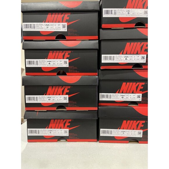 Jordan 1 Retro High OG Heritage White Red Grade School Youth Sizes 575441 161 - Picture 7 of 7